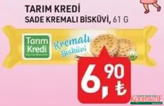TARIM KREDİ SADE KREMALI BİSKÜVİ 61 G TARIM KREDİ SADE KREMALI BİSKÜVİ 61 G